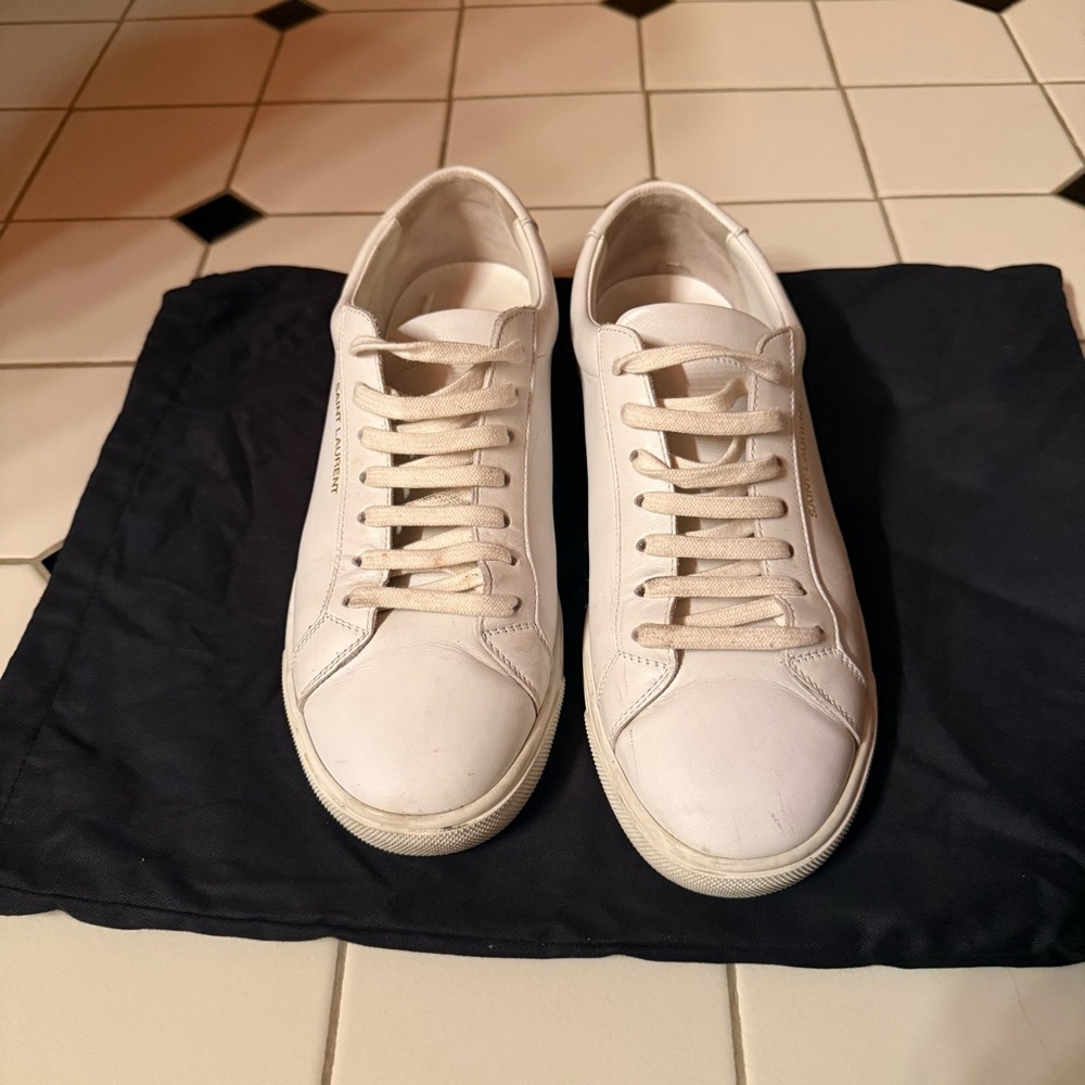 Saint Laurent Women’s White Sneakers - Picture 2 of 4
